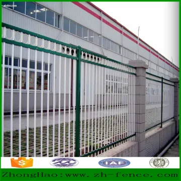 High quality galvanized and PVC coated Zinc Steel tube Fence