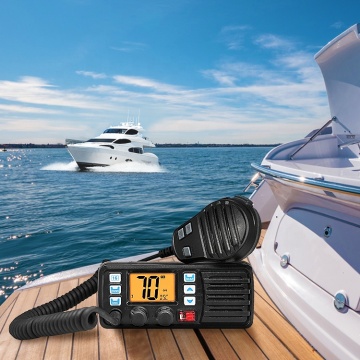 ETMY ET-M504 LARGO GPS WALKIE TALKIE BOAT VHF Marine Radio Estación