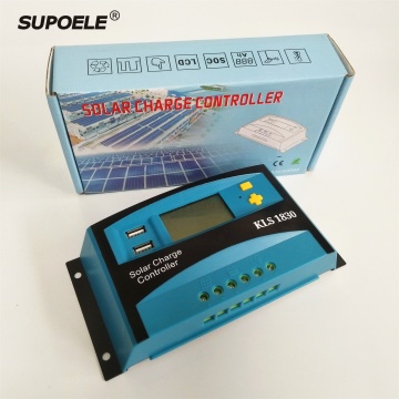 CE RoHS Approved 30A Dual USB Output PWM Solar Charge Controller for 12V/24V Off Grid Systems