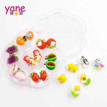 Carine clip auricolari senza buco per bambini - adorabili orecchini da 7 paia per gli studenti