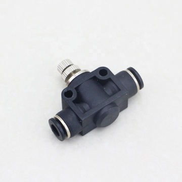 PA Series Pneumatic One Touch Union Straight Air Speed Controller Flow Control Valve