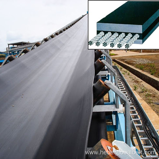 Steel cord RUBBER conveyor heavy