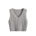Women's Cable Knit Crop Sweater