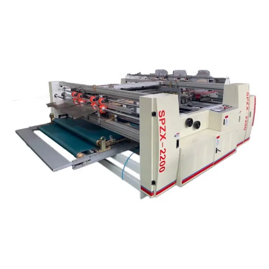 Automatic Corrugated Carton Box Folder Gluer Machine