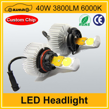 Radial Heat Sink Motorcycle Auto headlight bulb H7 Led Car Headlight
