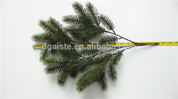 decoration christmas 40cm long Artificial plastic plant 3 branches 25 heads pine glitter leaf ESSZ11 1921
