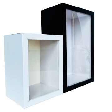 9x9 bis 12x12 MDF Deep Hollow Box Frames - schwarze Schattenboxen