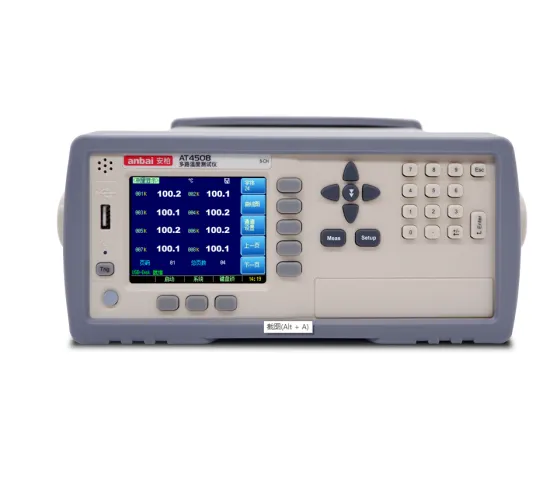 8 Channel Temperature Control Thermocouple Thermometer AT4508
