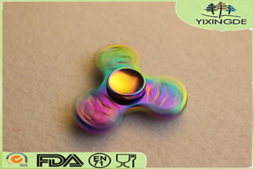 Original Zinc Metal Hand Fidget TRI Spinner ToyMetal fidget hand spinner ceramic bearing han with Relieve Stress Spin 3-5minutes