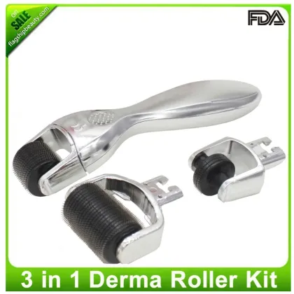 2016 extra large body derma roller derma roller 3 in 1 medical grade derma roller wholesale