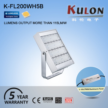 Export rechargeable ip65 200w smd led flood light