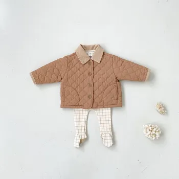 Baby Jacket Vintage Double Cotton Windproof Cotton