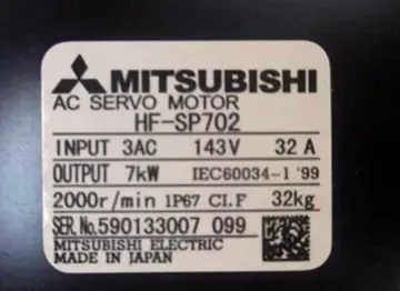 HF-SP702 Mitsubishi 7.0KW Output AC Servo Control Modular