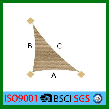 100% New HDPE with UV Outdoor Sun Shade Sail