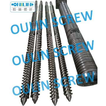 તેઓ 88 મીમી જોડિયા સમાંતર સ્ક્રૂ અને સિલિન્ડર