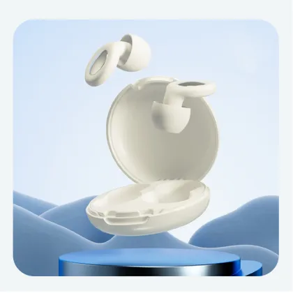 30dB Noise Cancelling Sleep Earplugs for Travel - Reusable Waterproof Silicone Earplugs