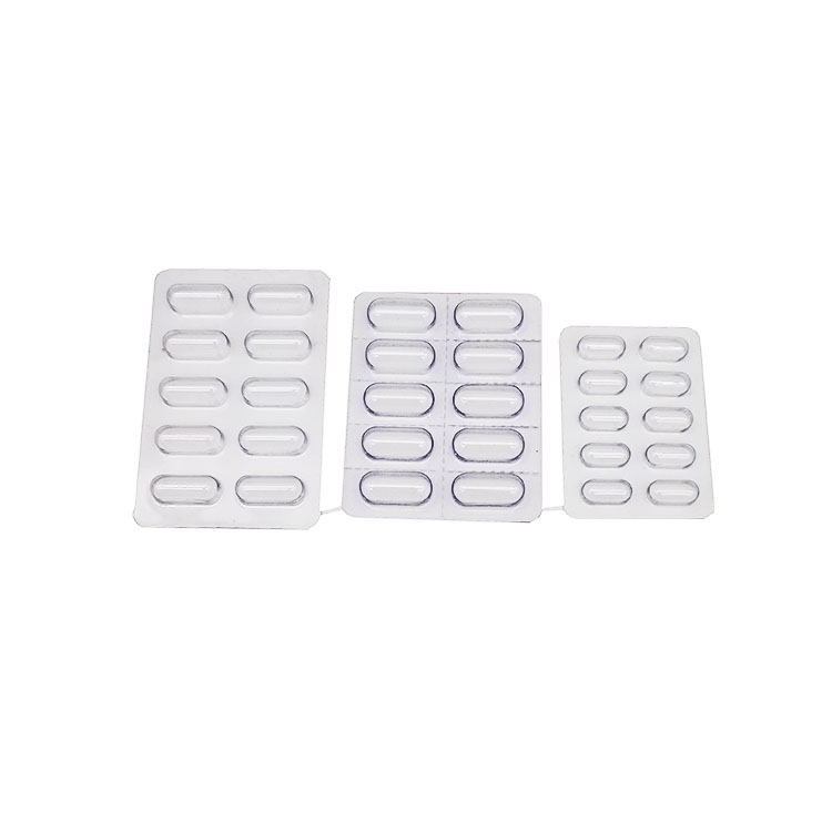 Capsules PVC Clear Tray Blister fonosana ho an'ny pilina