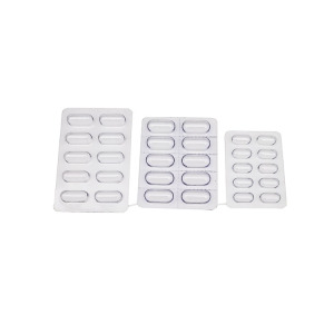 Capsules PVC Clear Tray Blister Packaging for Pill