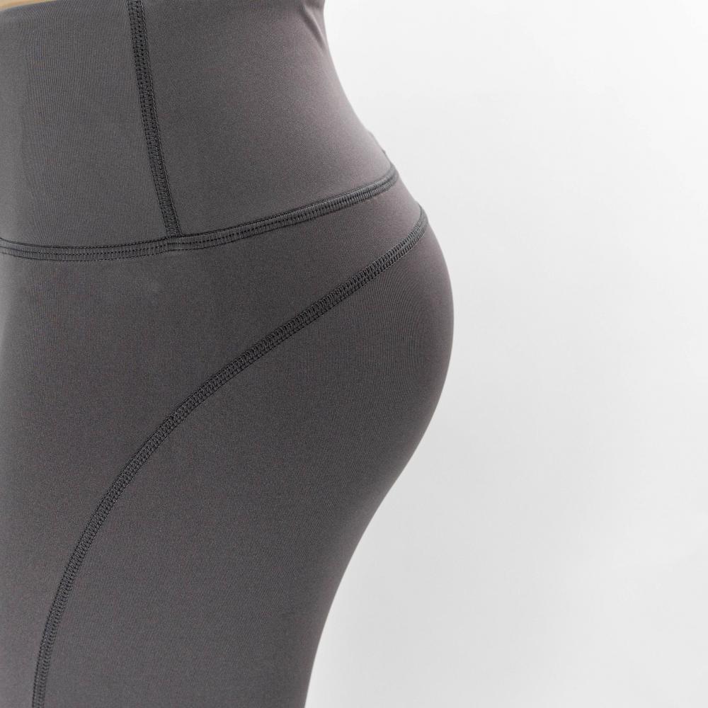 Женские брюки для йоги с серыми лодыжками