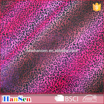 Semi-dull polyester spandex foil printed swimwear fabric