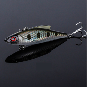 90mm 32g Sinking Rattling Vib Artificial Hard Baits Sea Crankbaits for Winter Fishing Lures