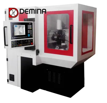 Carbide insert grinding machine with diamond grinding wheels available