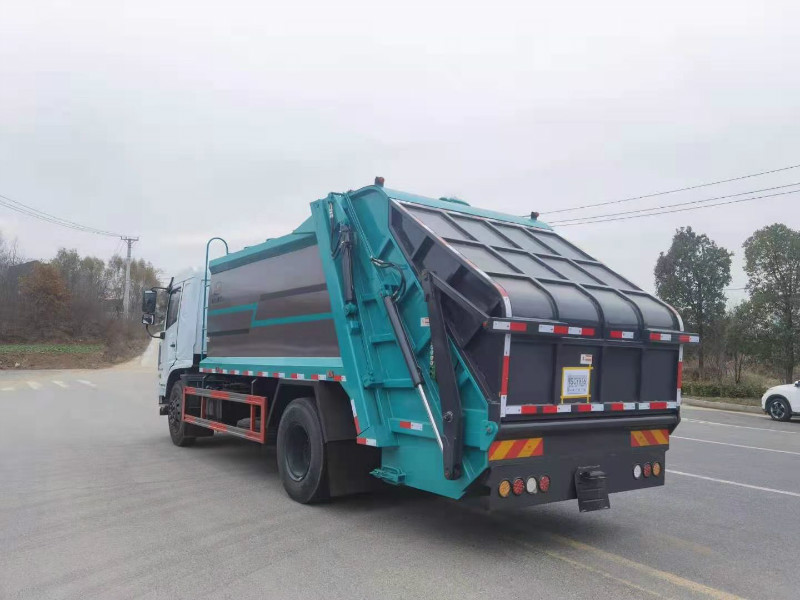 12ton Trash Compactor Compress Chretbish Bin Collection Trucks
