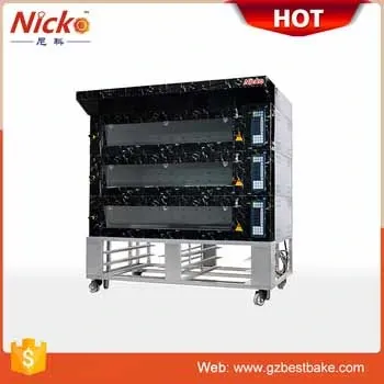 Food Bread Bakery Equipment Commercial Pizza Gas Baking Ovens