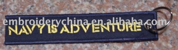 embroidery key chain for promotional gifts