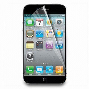 Screen Protector for Apple's iPhone 4S, with Special Anti-bacterial Hard Coating/Waterproof Feature
