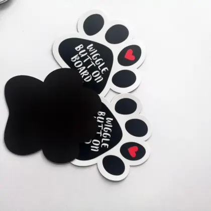 custom magnetic bumper car stickers