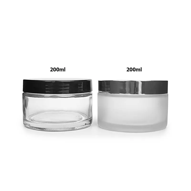 200ml Clear Glass Jar