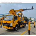 Telescopic arm 28 meter aerial work vehicle