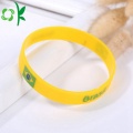 फैशन रंगीन प्रोमोशनल सिलिकॉन wristband कस्टम लोगो