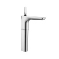 Single lever brass bathroom basin mixer faucets