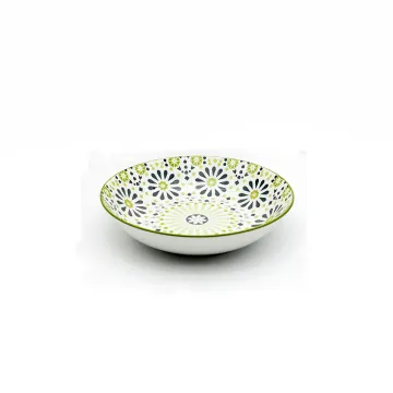 white porcelain bowl pad printing ceramic bowl