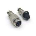 Male Female GX12 Butt-Joint Aviation Cable Plug Connector