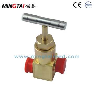 Manual shut-off valve for medical device
