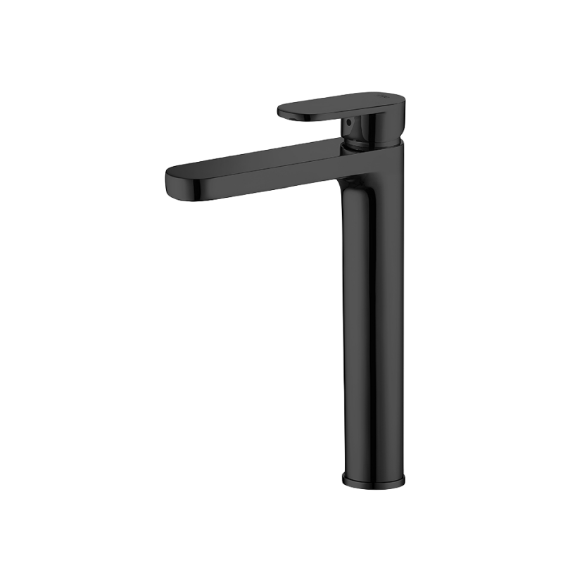 Bathroom mat black basin mixer tap