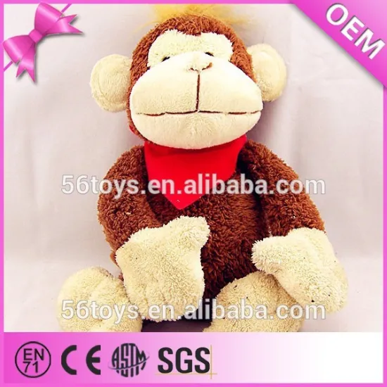 2015 foshan toy factory hot selling plush monkey