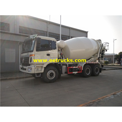 9000 liters 10 Wheel Transit Mix Concrete Trucks