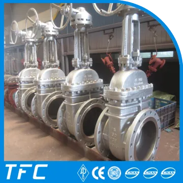 cast steel gear operated gate valve