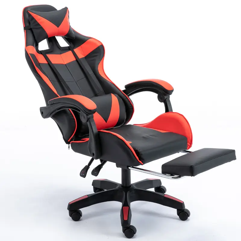 Ergonomic Gaming Chair with Footrest