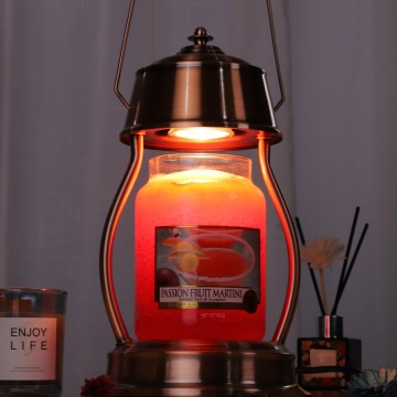 Retro Indoor Home Decor Fragrance Lamp: 120V/220V, Adjustable Temperature, Timer, Remote, Dimmable Candle Warmer