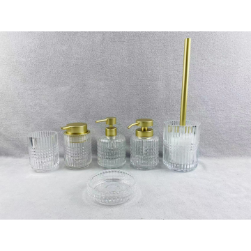 Crystal Diamonds Bathroom Accessory Set