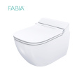 Salle de bain Céramique Rimless Smart Toilet Mur suspendu