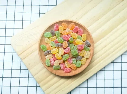 Beans Shape Soft Candy Gummy Jelly Sweet Gummy