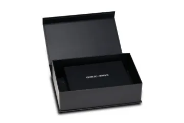 Black Art Paper Luxury Brand Collapsible Magnetic Box