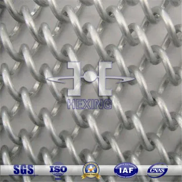 silver color coated fashion decorative metal wire mesh roller blind