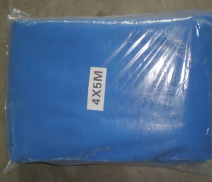 Blue color PE tarpaulin